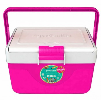 CONSERVADORA LUNCHERA ESCOLAR GARDEN LIFE ROSA 6,7 LITROS