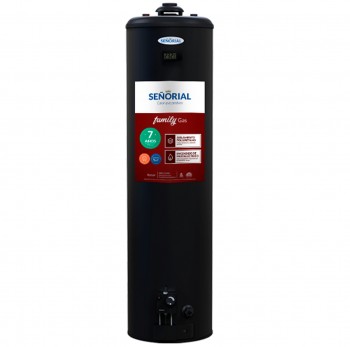 TERMOTANQUE MULTIGAS DE CARGA SUPERIOR SEÑORIAL 120L BLACK
