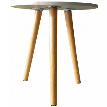 MESA RATONA CIRCULAR ESCANDINAVA BLANCA