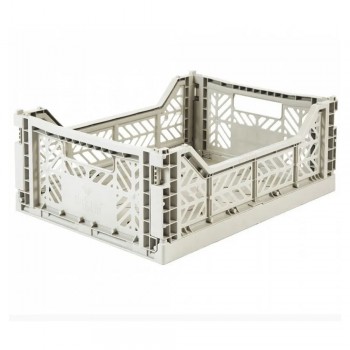 CANASTO ORGANIZADOR PLEGABLE TM SIMIL AY-KASA GRIS
