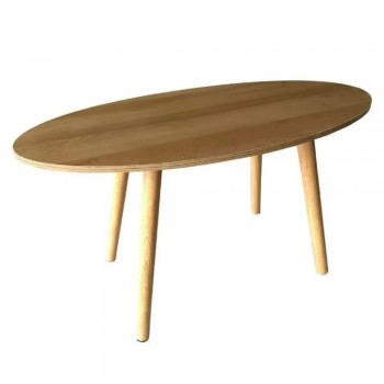 MESA RATONA OVAL ESCANDINAVA HAYA