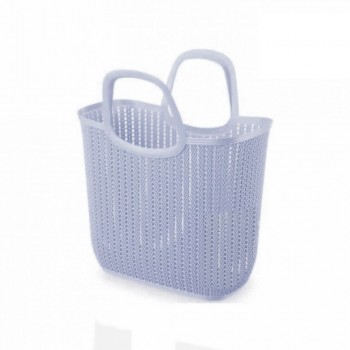 BOLSO PLASTICO VALERIA CON ASAS REYPLAST GRIS