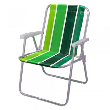 SILLON BAJO ALUMINIO BOTAFOGO 1 POSICION RAYADO