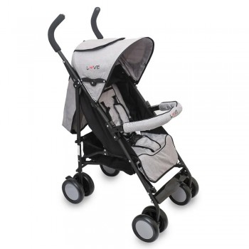 COCHECITO PARAGUITAS BEBE LOVE 1257 GRIS