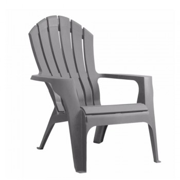 SILLON PLASTICO GARDEN LIFE MIAMI GRIS