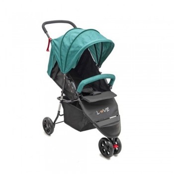 COCHE JOGGER BEBE LOVE 297 TURQUESA
