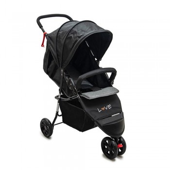 COCHE JOGGER BEBE LOVE 297 NEGRO GRIS