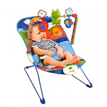 SILLA MECEDORA CON VIBRACION BEBE LOVE 421