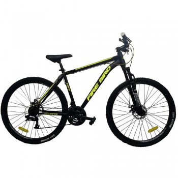 BICICLETA MTB FIREBIRD R29 21V ACERO NEGRO AMARILLO