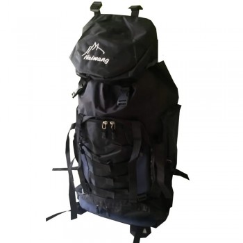 MOCHILA CAMPING OUTDOOR AZUL-NEGRO 90LTS