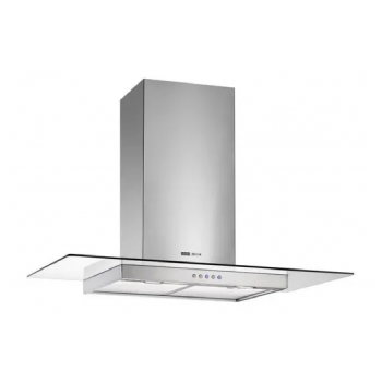 CAMPANA DE PARED PURIFICADOR SPAR VETRO ACERO INOX 90 CM