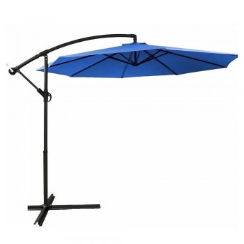 SOMBRILLA EXCENTRICA AZUL 300CM