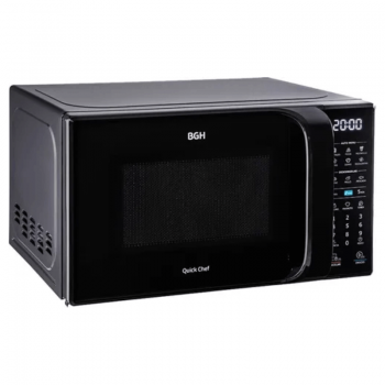 MICROONDAS DIGITAL BGH B120DN20 NEGRO DE 20 LITROS
