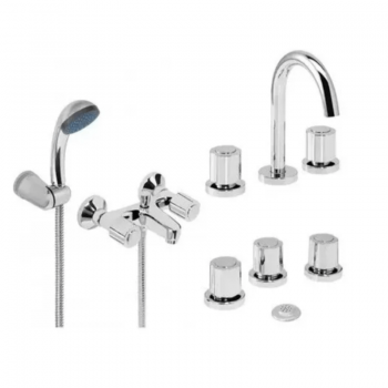 GRIFERIA HYDROS BAÑO LAVATORIO BIDET DUCHA VIVA CROMO 905211