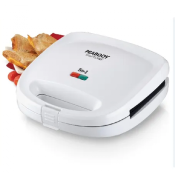 SANDWICHERA ELECTRICA 5 EN 1 PEABODY PESW6141 700W