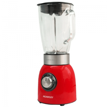 LICUADORA PEABODY PE-LN800 1.5 L ROJA CON JARRA DE VIDRIO