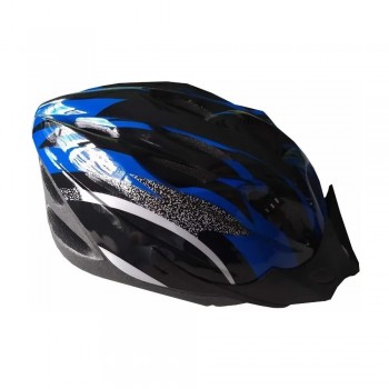 Casco de Bicicleta TM 72212 negro/azul