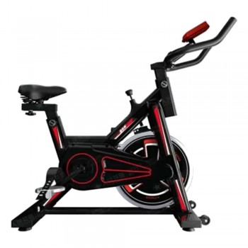 Bicicleta Fija De Spinning Con Bandas Y Disco 18kg Randers