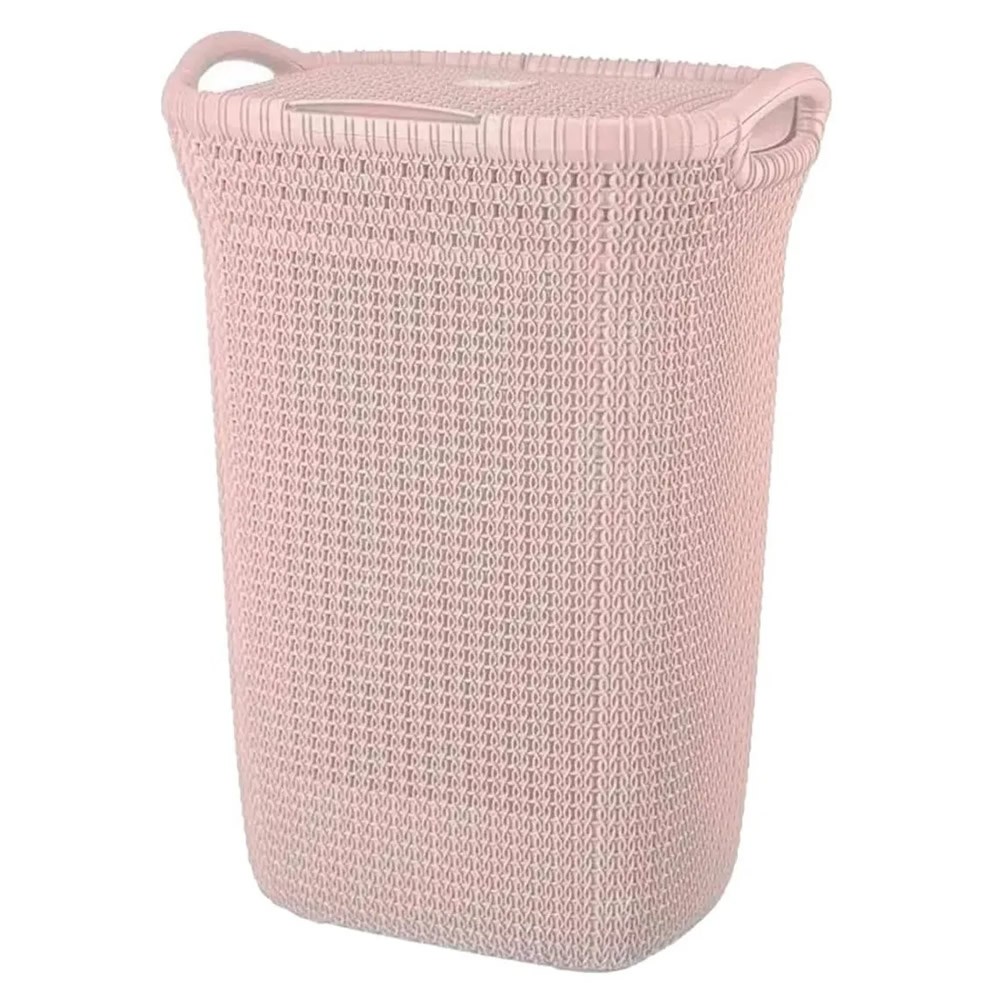 Cesto De Ropa Reyplast Khipu Rosa 60Lts - Tio Musa