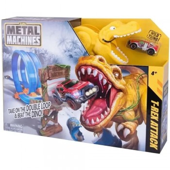 Pista De Autos Metal Machines Zuru T-rex Attack