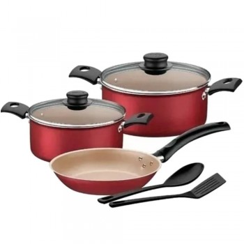 Juego De Ollas Tramontina Teflon 18 Piezas Nonstick Antiadhe - Bazar Grupo  Dos