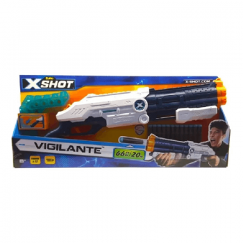 Pistola De Juguete X Shot Rifle Escopeta 12 Dardos Vigilante