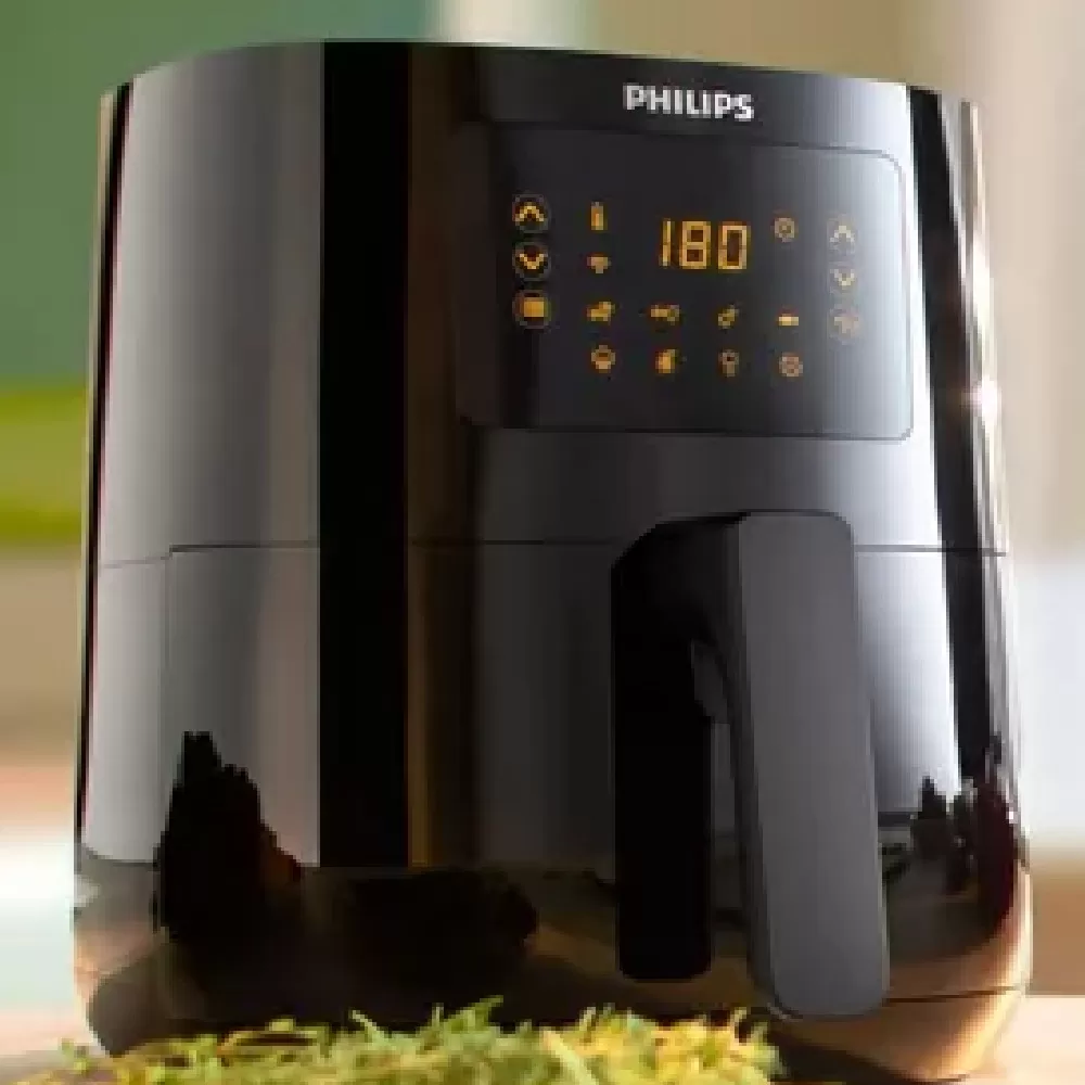 Freidora De Aire Philips Fryer Digital Negra Hd9252/90