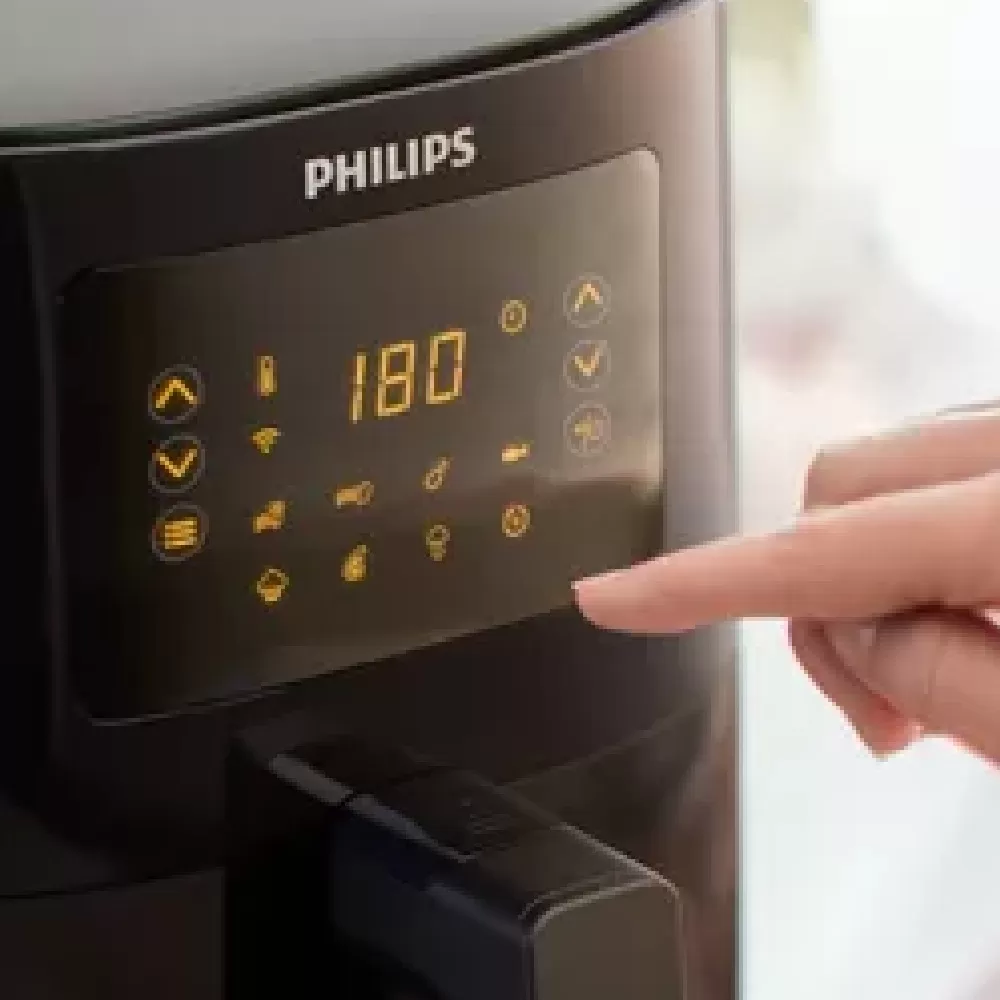 Airfryer Philips Digital Conectada Serie 5000 Hd9255/80 Color Negro